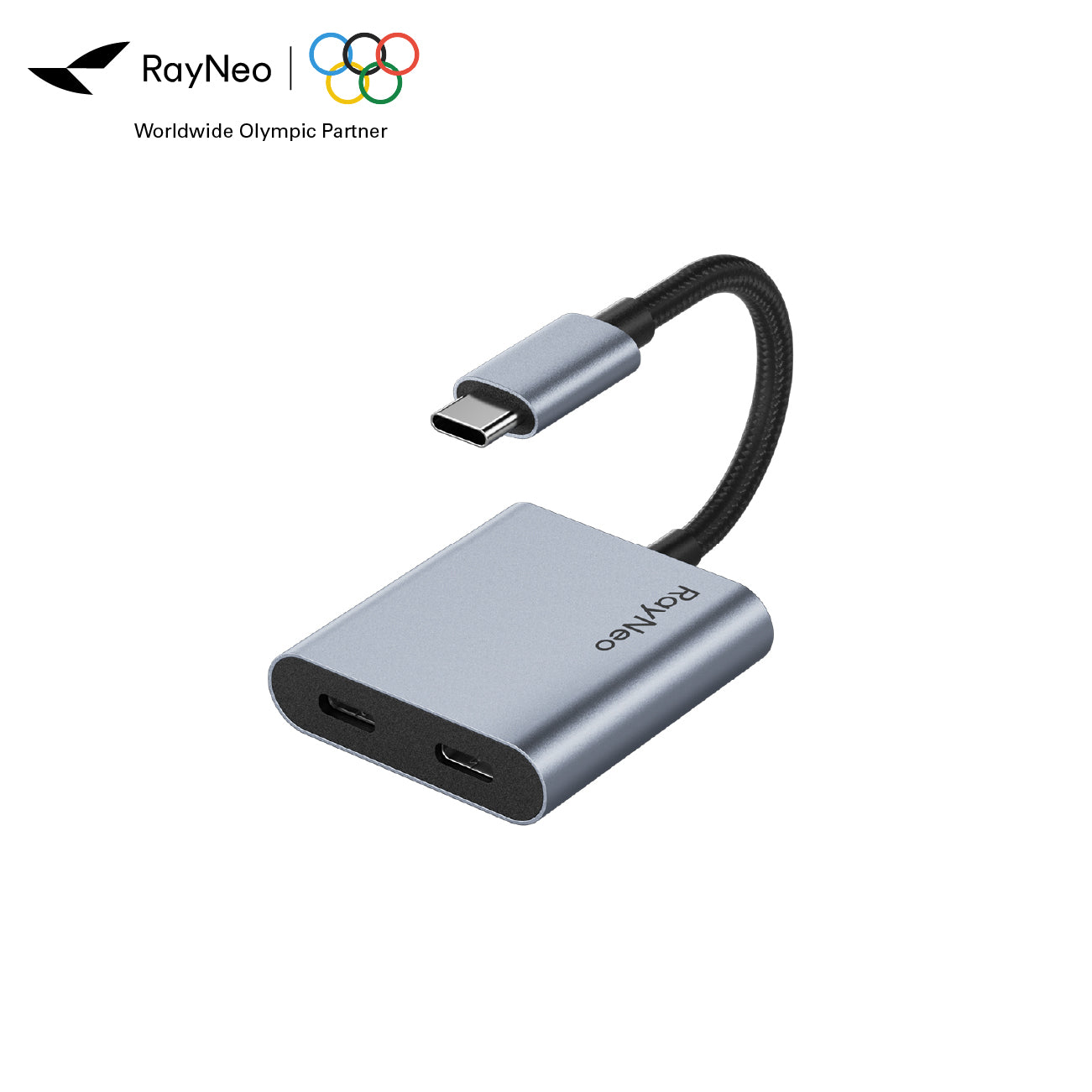 RayNeo USB-C to Glasses and Charging Adapter