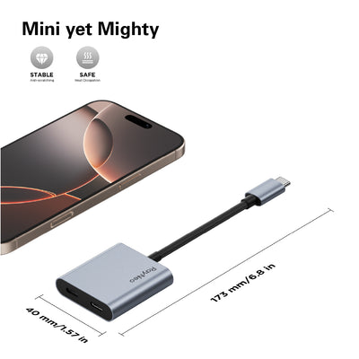 RayNeo USB-C to Glasses and Charging Adapter