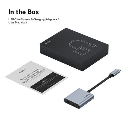 RayNeo USB-C to Glasses and Charging Adapter